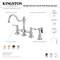 Kingston Brass KS3798ALBS Restoration Bridge Kitchen Faucet W/ Brass Sprayer, Nickel KS3798ALBS - alternate 2